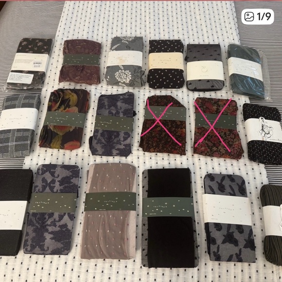 Anthropologie Accessories - LOT of Anthropologie Patterned Tights - NWT All M/L
